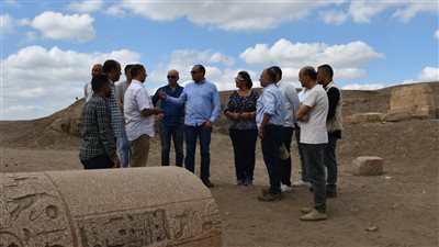 الكشف عن 225 تمثالًا من الأوشابتي الخاصة بالملك شوشنق الثالث بمنطقة صان الحجر 