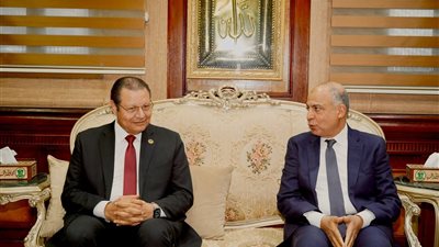 رئيس الهيئة العامة للاعتماد والرقابة الصحية يلتقي محافظ المنيا|صور