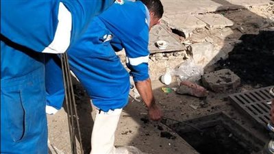 رئيس مياه القناة: تكثيف تطهير شنايش الأمطار ببورسعيد