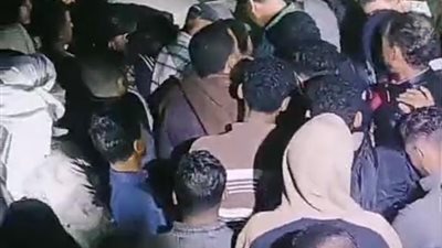 تشييع جثامين ضحايا حادث تصادم لودر بملاكي على طريق وادي النطرون بالبحيرة