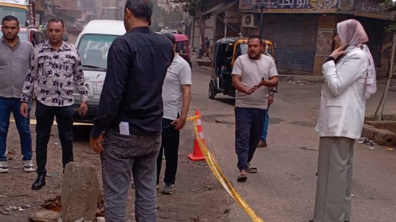 هبوط ارضى بشبرا الخيمة