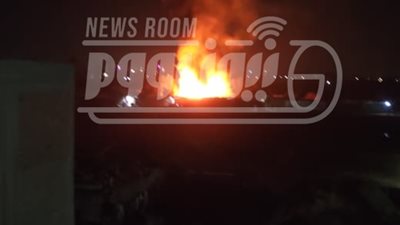 بالصور.. اندلاع حريق هائل في منزل وحوش مواشي دون خسائر بشرية بسوهاج 