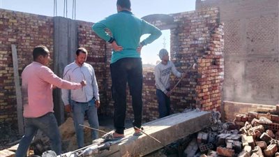 إزالة 7099 حالة تعد على أملاك الدولة والأراضي الزراعية بالموجة الـ27 في سوهاج