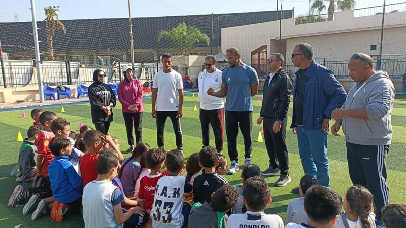 زيارة البطل الأولمبي