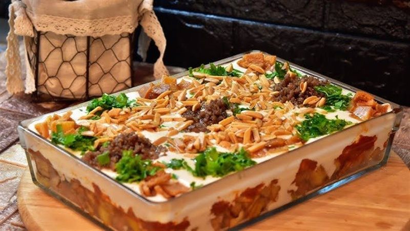 فتة البتنجان