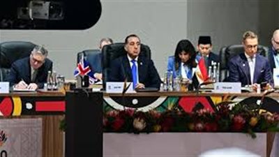 مصر تتعاون مع رئاسة جنوب افريقيا في قمة مجموعة العشرين (G20) بمدينة جوهانسبرج