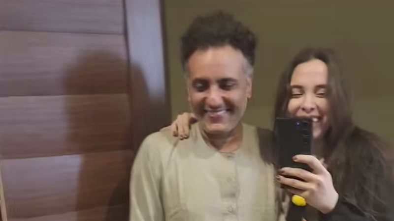 محمد رحيم وزوجته