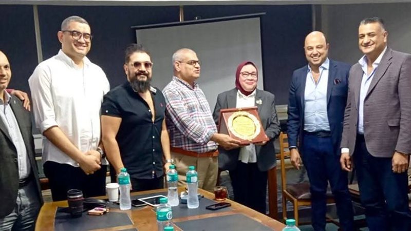 جانب من تكريمات نقابة