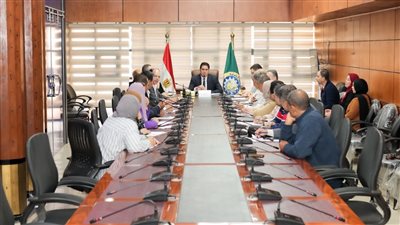 نائب محافظ الدقهلية يترأس اجتماع متابعة الأعمال بالمنطقة اللوجستية بطلخا