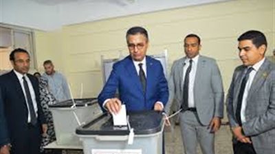وزير التموين يدلي بصوته في انتخابات مجلس النواب2025
