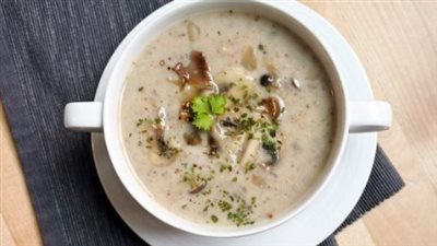 طريقة عمل شوربة المشروم بدون كريمة.. بأسهل الخطوات