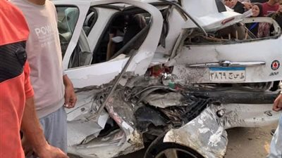 إصابة شخصين في تصادم سيارتين ملاكي بحي الجناين في السويس