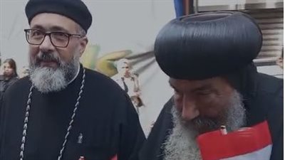  الأنبا تادرس مطران بورسعيد يدلي بصوته ويؤكد أن المشاركة واجب وطني للجميع