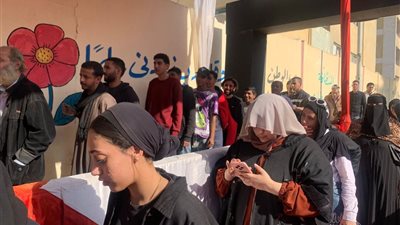 توافد كبير من الناخبين على مدرسة التونسي الابتدائية بالقاهرة 