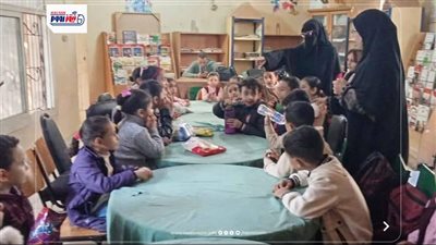 احتفالات أعياد الطفولة بيوم ترفيهي بمكتبة الطفل والشباب بسنورس