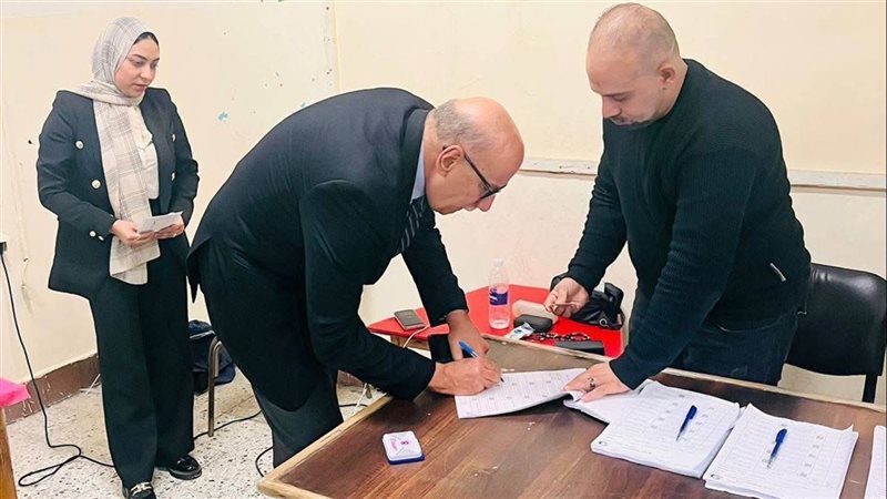 جانب من عملية التصويت