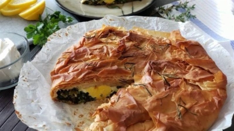 فطيرة السبانخ