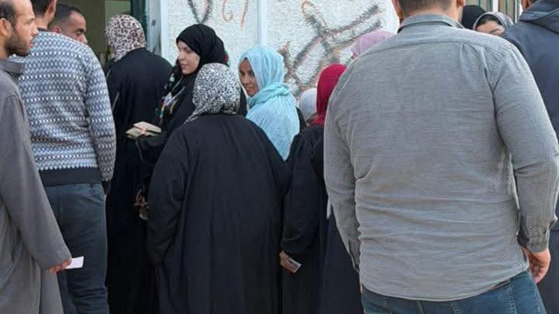 إقبال الناخبين على