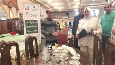 معرض أثاث مجاني لدعم 75 أسرة من الأولى بالرعاية بقرى الدلنجات في البحيرة