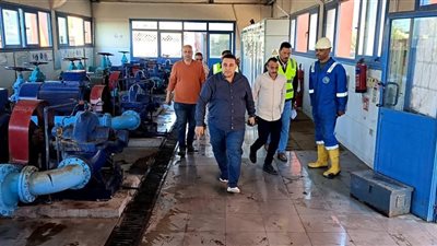 ضمن المتابعة الميدانية: شركة مياه البحيرة تراجع مراحل التنقية بمحطة فيشا