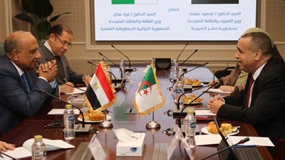 مصر والجزائر تناقشان توسيع التعاون بالكهرباء والطاقات المتجددة وتبادل الخبرات