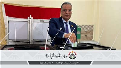 محمود مسلم يدلي بصوته.. ويؤكد: المشاركة الوطنية رسالة قوة للداخل والخارج
