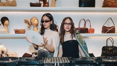 Miu Miu تحتفي بذوق جنى وكنزي عمرو دياب في أمسية لامعة بدبي