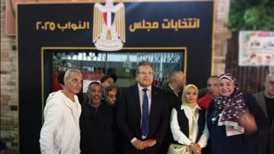 طارق شكري يتفقد اللجان لليوم الثاني.. ويؤكد: المواطن محور العملية الانتخابية