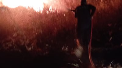حريق بمزرعة الصرف الصحي بالكولا بسوهاج.. والتحقيقات جارية