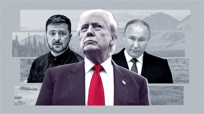 بوتين وترامب وزيلينسكي