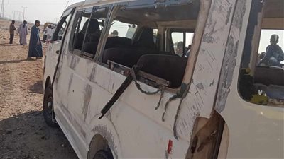 إصابة 15شخصا إثر انقلاب سيارة ميكروباص بجوار محور أبوشوشة بقنا