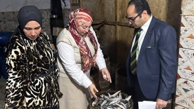 محافظ الدقهلية: ضبط مخزن أسماك مملحة فاسدة يحوي 5.5 طن تشكل خطرًا على الصحة 