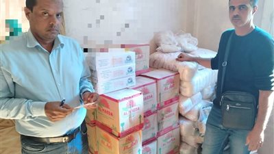 تحرير محضر غش تجاري لسلع غذائية وضبط 100عبوة منتهية الصلاحية بالبحيرة