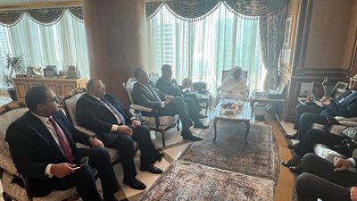 ‎رئيس هيئة الاستثمار يلتقي رئيس رابطة رجال الأعمال القطريين