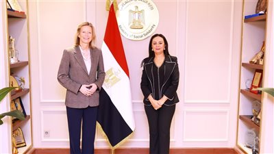 وزيرة التضامن الاجتماعي تلتقي ممثلة الاتحاد الأوروبي لحقوق الإنسان