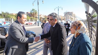 خلال فاعلية أقيمت بجسر الحضارة.. محافظ دمياط يكرم أبطال منتخب مصر