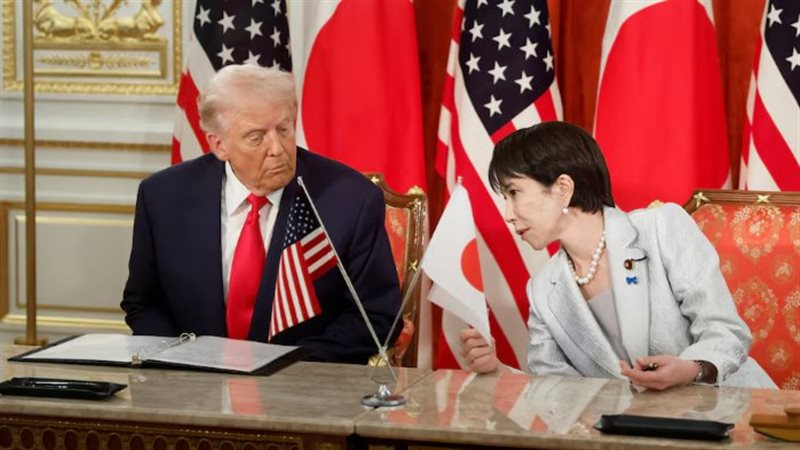 ترامب ورئيسة وزراء