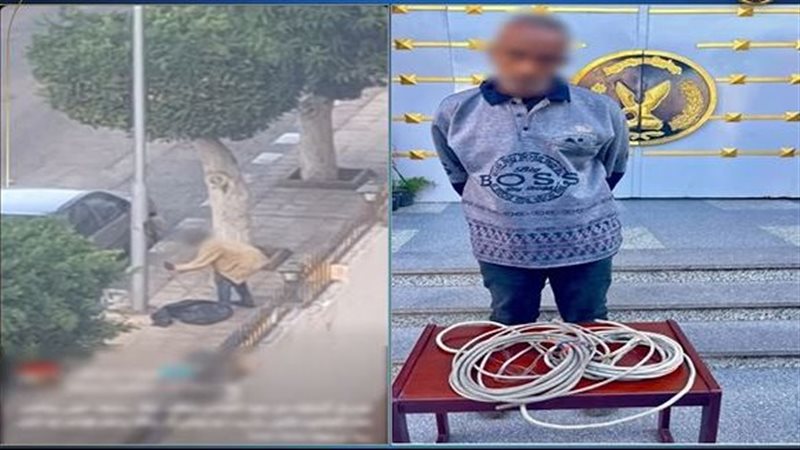 المتهم بسرقة كابلات