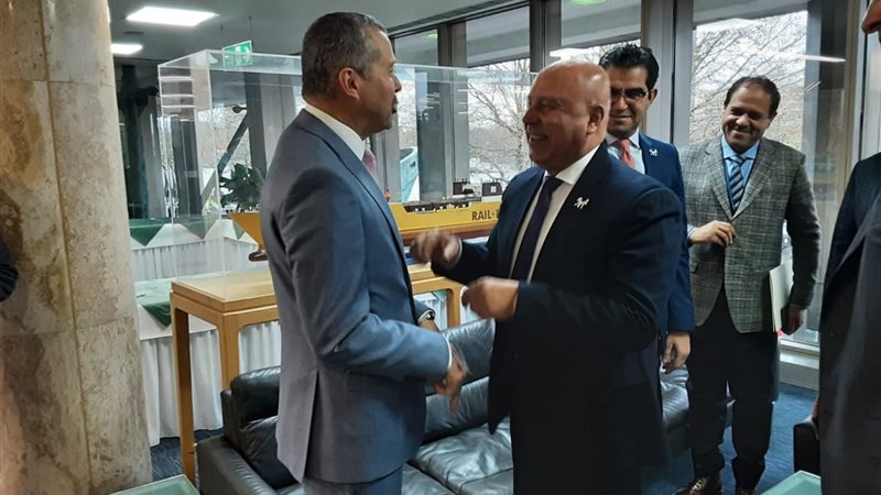 استقبال الوفود المشاركة