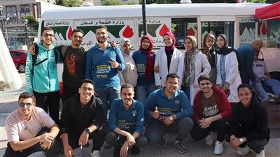 الاتحاد المصري لطلاب كلية الصيدلة الإسكندرية يطلق حملة للتبرع بالدم