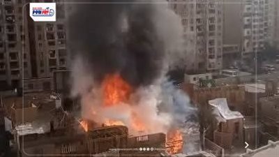 حريق هائل يلتهم أجزاء من استديو مصر.. والأمن يتحرك سريعا