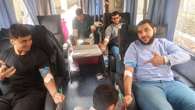 الصحة: جامعة حلوان تشهد حملة مكثفة للتبرع بالدم استمرت أسبوعًا كاملاً 