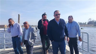 رئيس مياه القناة يتفقد سير العمل بمحطة معالجة سرابيوم بالإسماعيلية