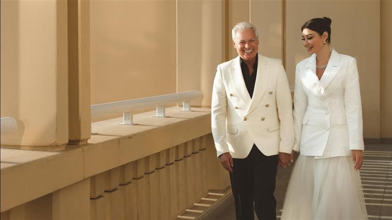 أروى جودة وزوجها