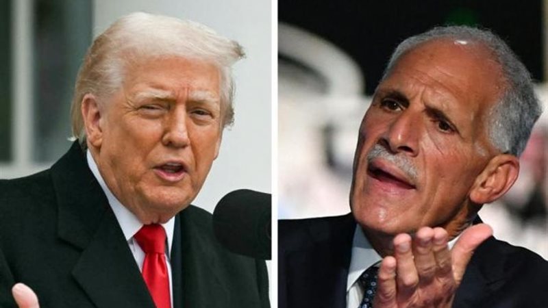 عصفورة وترامب