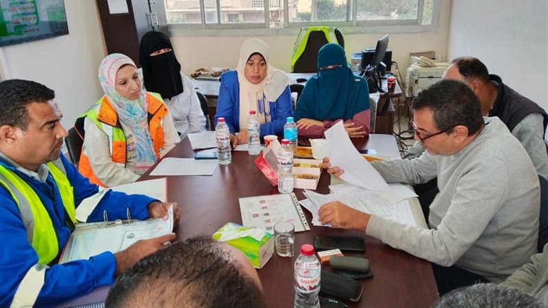 محطة مياه بدر تحصد