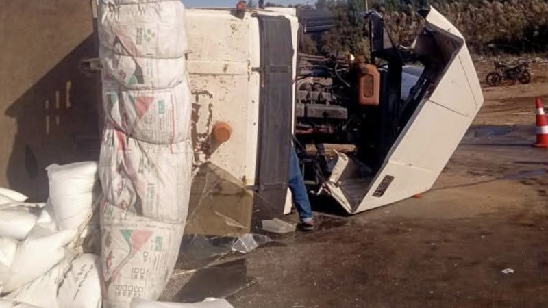 جانب من الحادث 