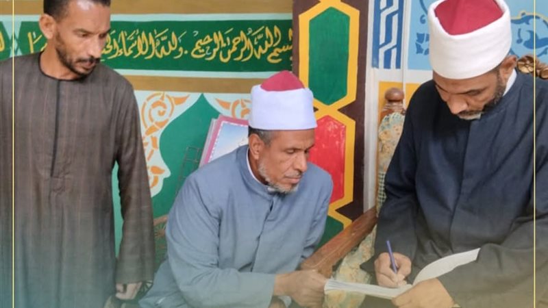 جولة مدير أوقاف أسوان