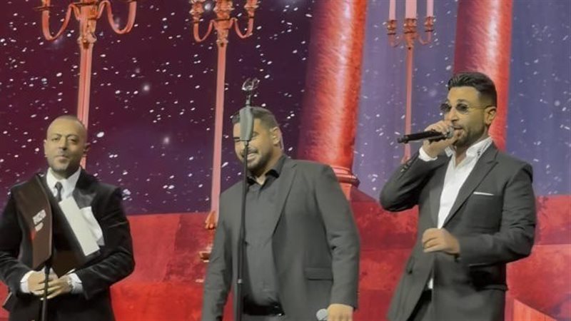 أحمد سعد وتامر عاشور