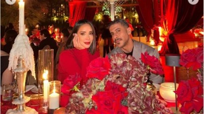 محمد فراج وزوجته